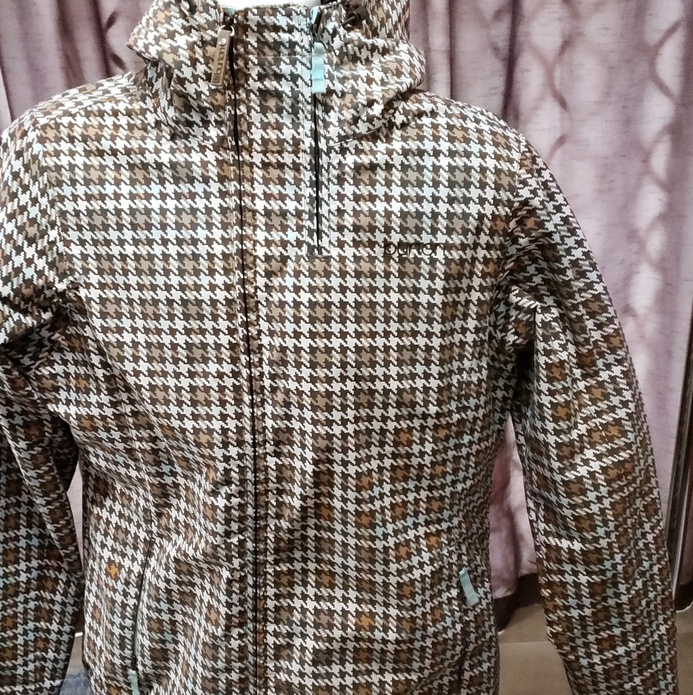 BURTON HOUNDSTOOTH WATER REPELLENT JACKET